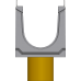 BGU-Z Универсальный лоток DN150, № 5-0, с оцинкованной насадкой, с вертикальным водосливом, без укло
