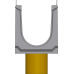 BGU-Z Универсальный лоток DN150, № 10-0, с оцинкованной насадкой, с вертикальным водосливом, без укл