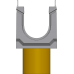 BGZ-S лоток для тяжелых нагрузок DN150 № 0, с чугунной насадкой, с вертикальным водосливом, без укло